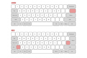 Difference between ANSI and ISO layout keyboards