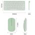 Multi-Device 2.4G Wireless Keyboard and Mouse Combo