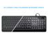Large Letter Wired White LED Backlit Keyboard