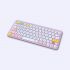 Multi-Device 2.4G Wireless Keyboard - Pink