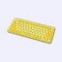 Multi-Device 2.4G Wireless Keyboard - Yellow
